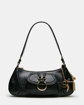 LUXXAR Bag Black Shoulder Strap Boho-Inspired Handbag | Steve Madden