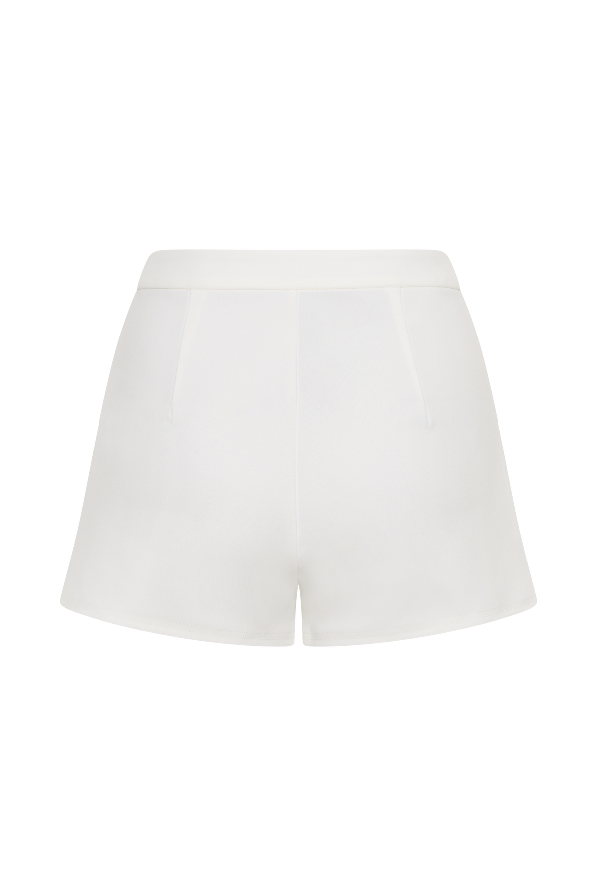 Blanca Stretch Crepe Shorts - White
