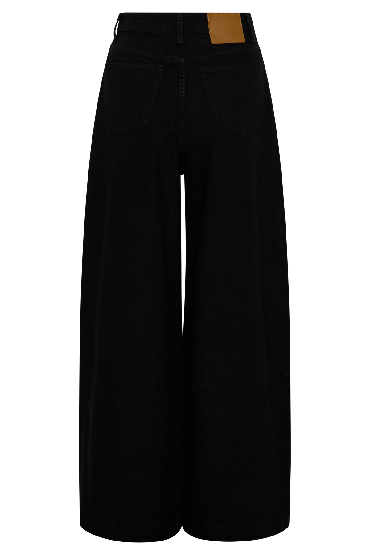 Bobby Oversized Jean With Front Pleat - Black