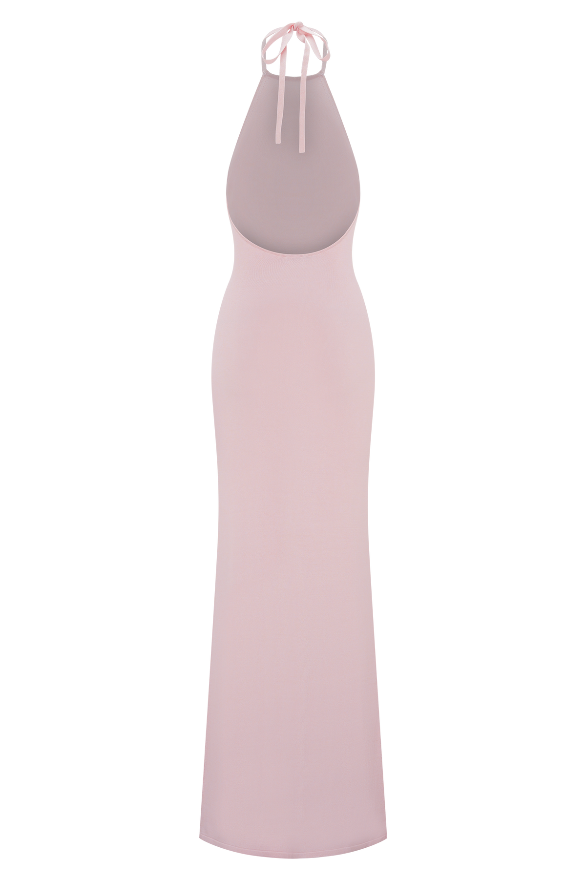 Brock Knit Halter Maxi Dress - Baby Pink