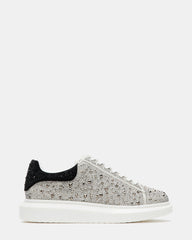 ICEBOX Silver Multi Men's Low-Top Lace-Up Sneaker | Steve Madden